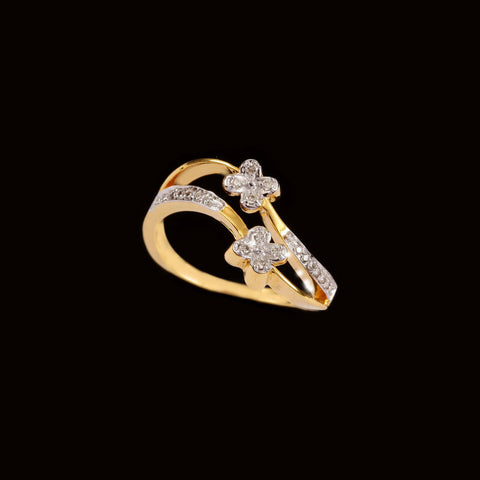 14K YG Star Diamond Ring-1pc - RB Diamond Jewellers