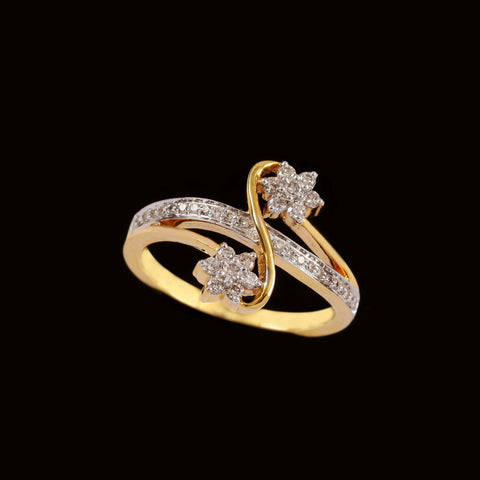 14K YG Star Diamond Ring-1pc - RB Diamond Jewellers