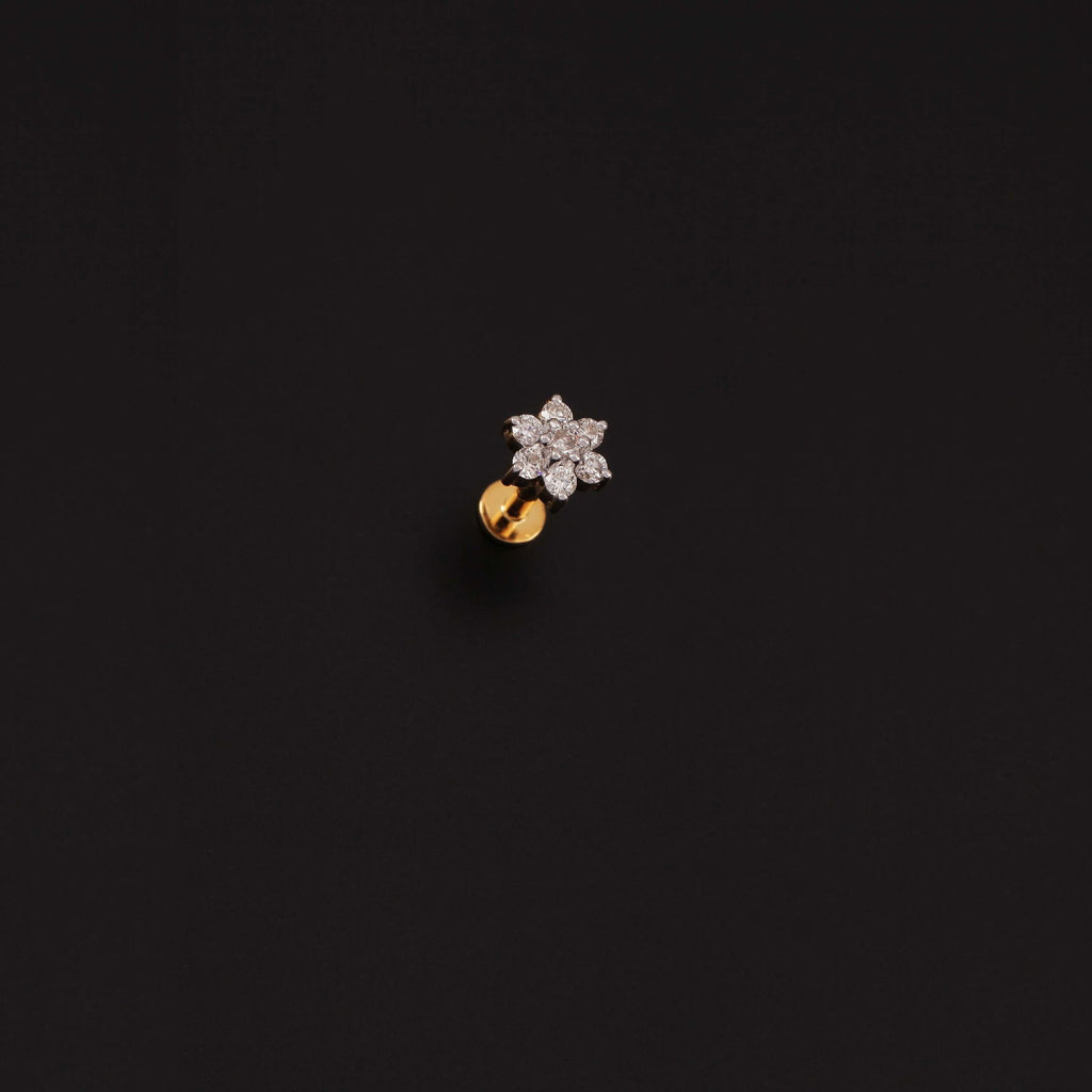 Flaunt your Elegant Diamond nosepin that are made to steal attention.