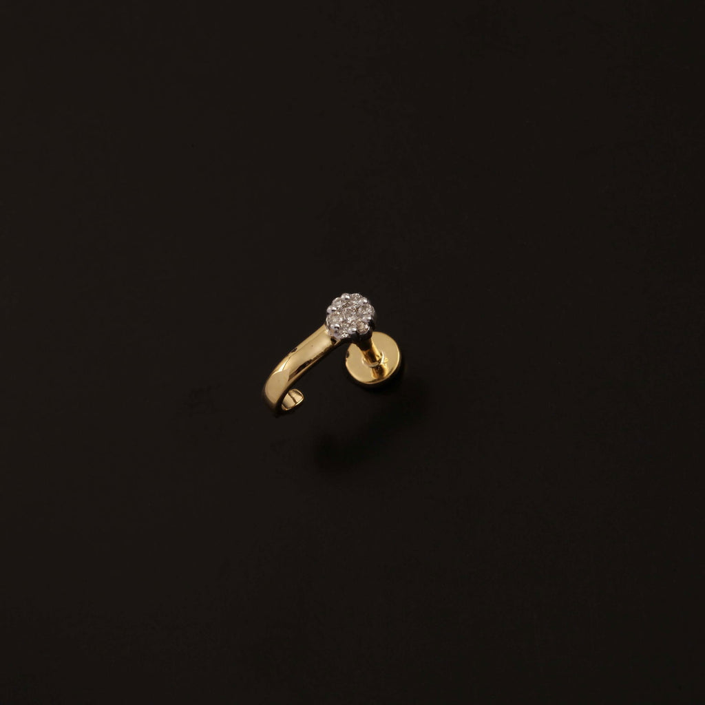 Flaunt your Elegant Diamond nosepin that are made to steal attention.