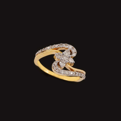 14K YG star Diamond Ring-1pc - RB Diamond Jewellers