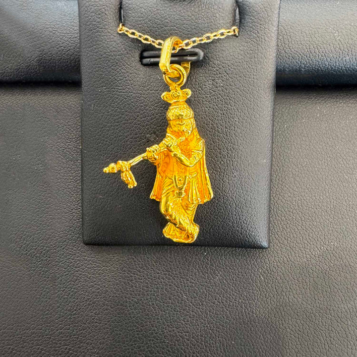 22K YG Krishna Pendant-1pc