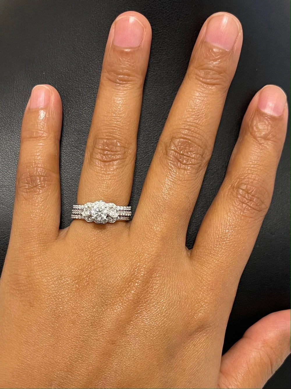 18 WG Prong Set Centre Solitiare Engagement Women Diamond Ring-1pc - RB Diamond Jewellers