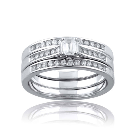 18K WG Engagement Women Diamond Ring-1Pc - RB Diamond Jewellers