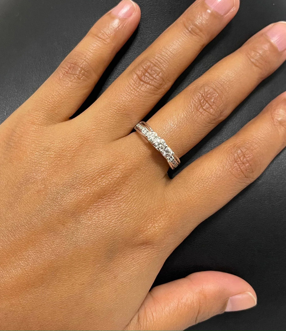 18K WG Engagement Women Diamond Ring-1Pc - RB Diamond Jewellers