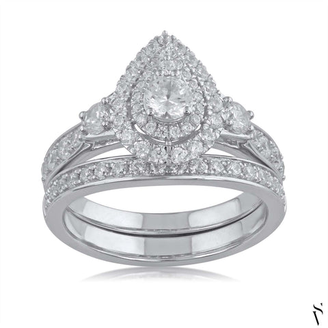 18K WG Engagement Women Diamond Ring-1Pc - RB Diamond Jewellers