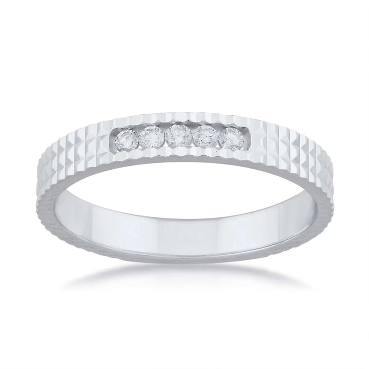 18K WG Fancy Classic Men Diamond Ring-1PC - RB Diamond Jewellers