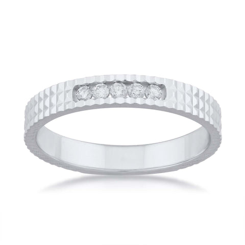 18K WG Fancy Classic Men Diamond Ring-1PC - RB Diamond Jewellers