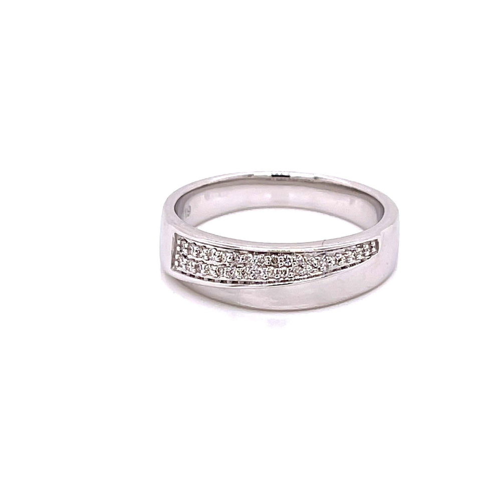 18K WG Fancy Classic Men Diamond Ring-1PC - RB Diamond Jewellers