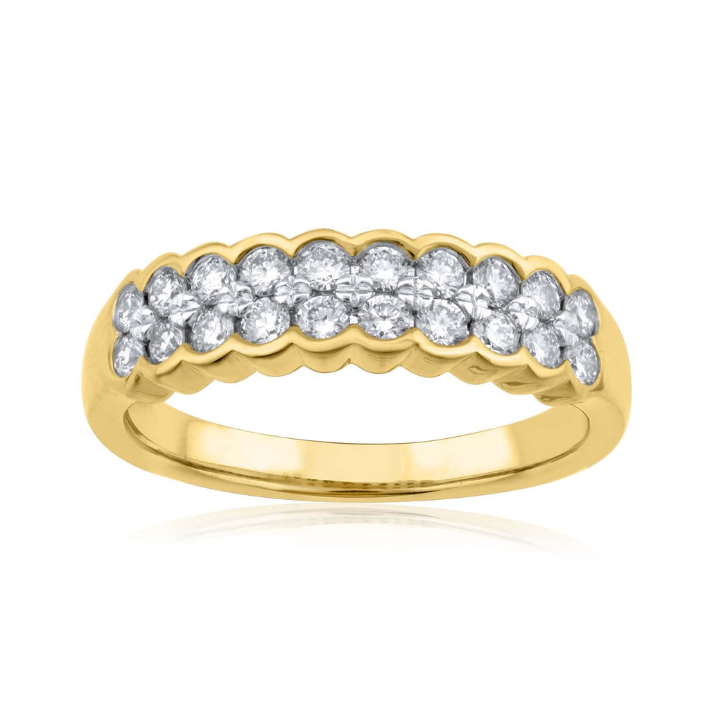 Diamond rings will complement outfits across all styles.