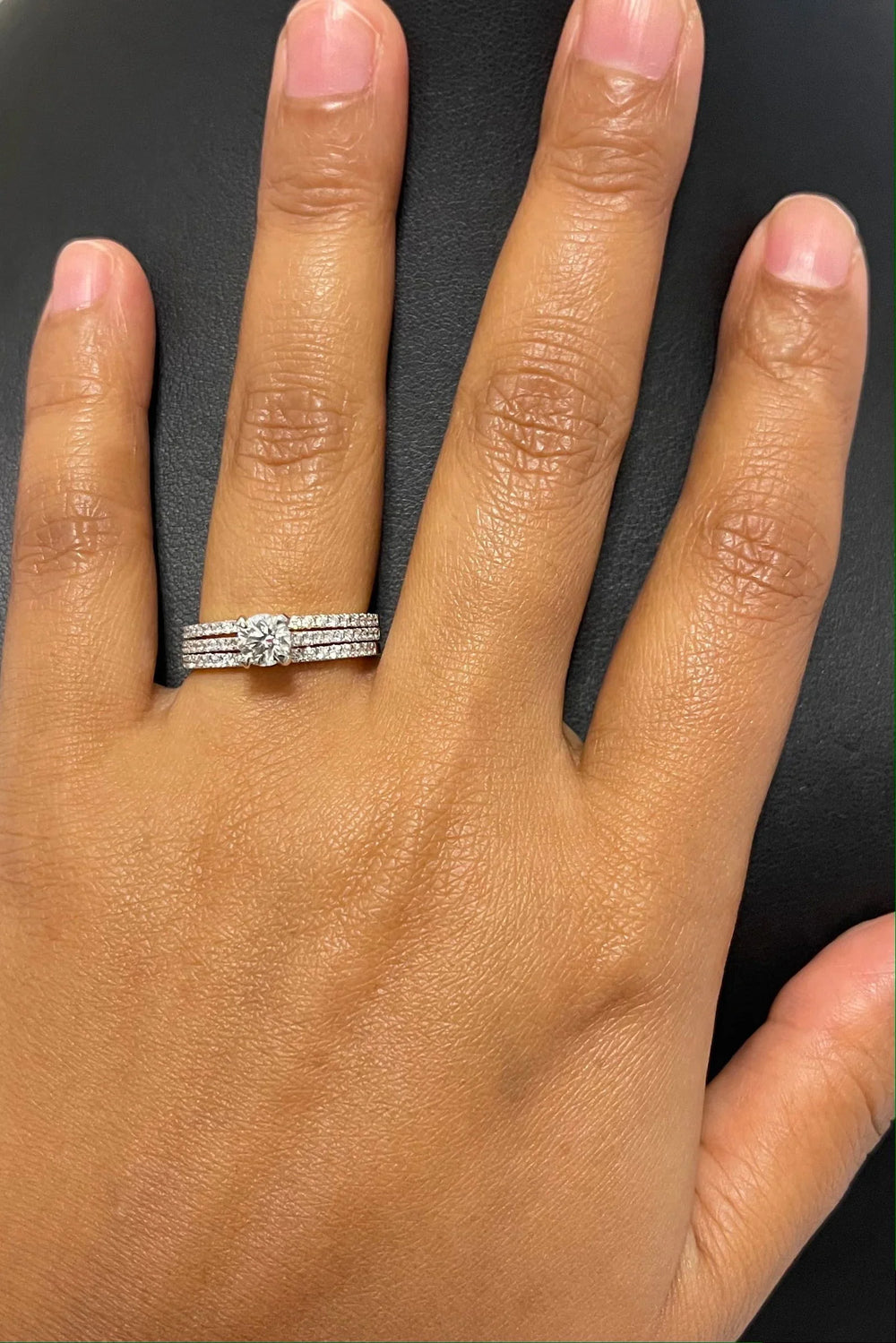 18 YG Prong Set Centre Solitiare Engagement Women Diamond Ring-1pc - RB Diamond Jewellers