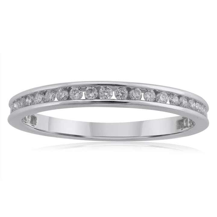 18K WG Band Diamond Ring-1pc - RB Diamond Jewellers