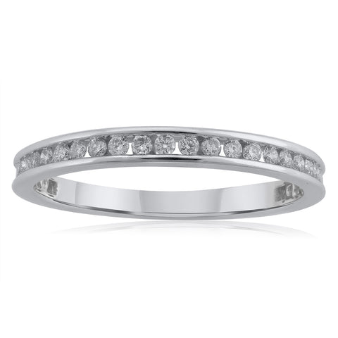 18K WG Band Diamond Ring-1pc - RB Diamond Jewellers