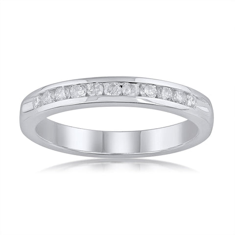 18K WG Band Diamond Ring-1pc - RB Diamond Jewellers
