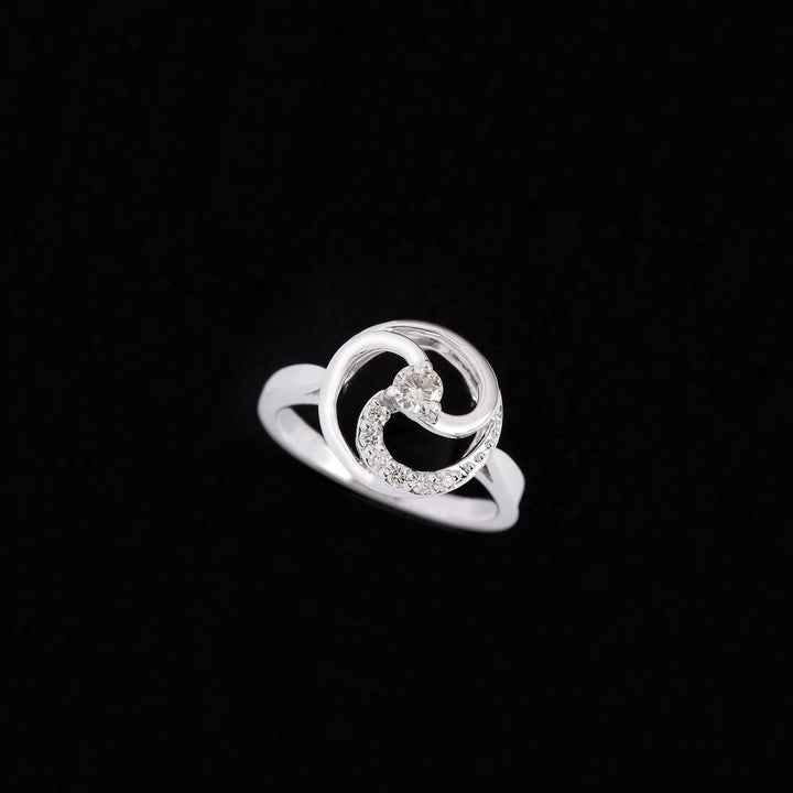 18K WG Cluster Diamond Ring-1pc - RB Diamond Jewellers