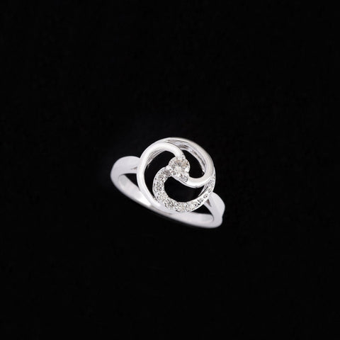 18K WG Cluster Diamond Ring-1pc - RB Diamond Jewellers