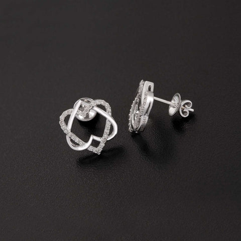 18K WG Diamond Earring-1Pair - RB Diamond Jewellers