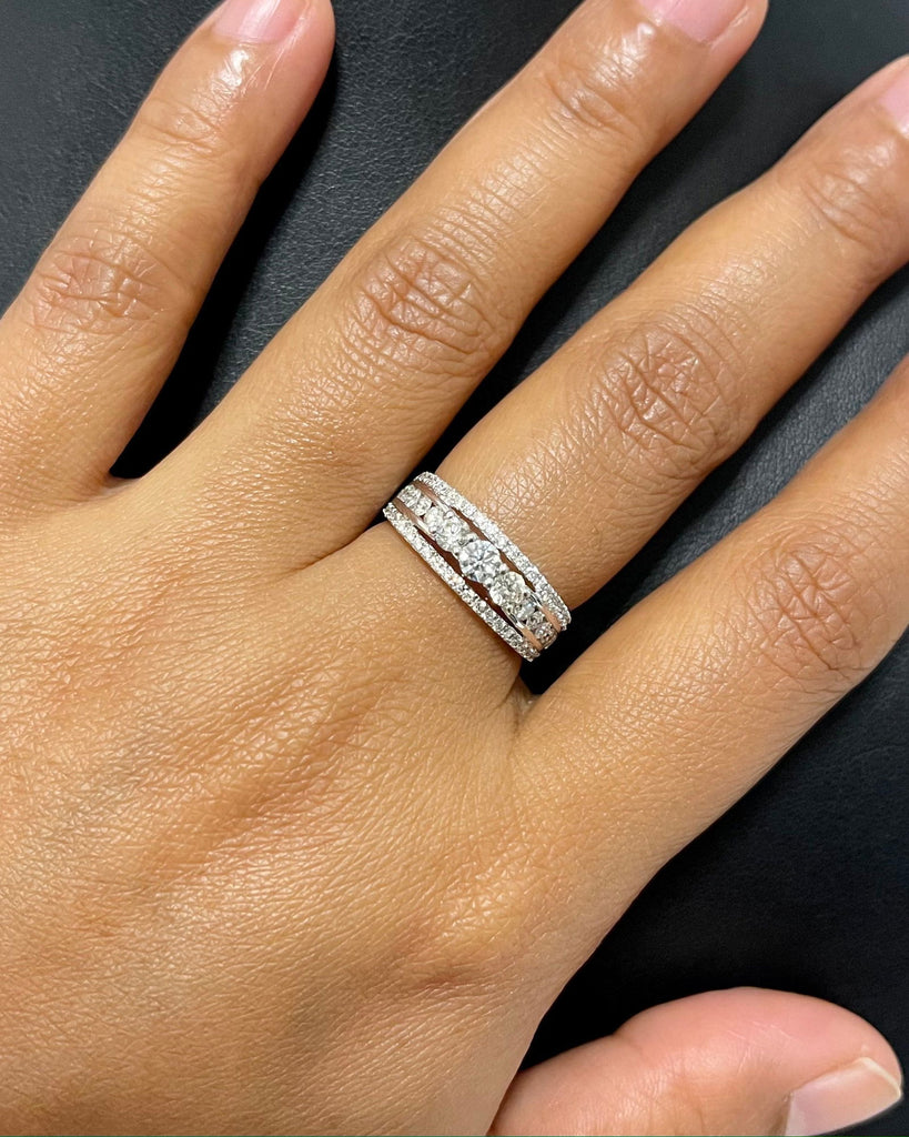 Diamond rings will complement outfits across all styles.
