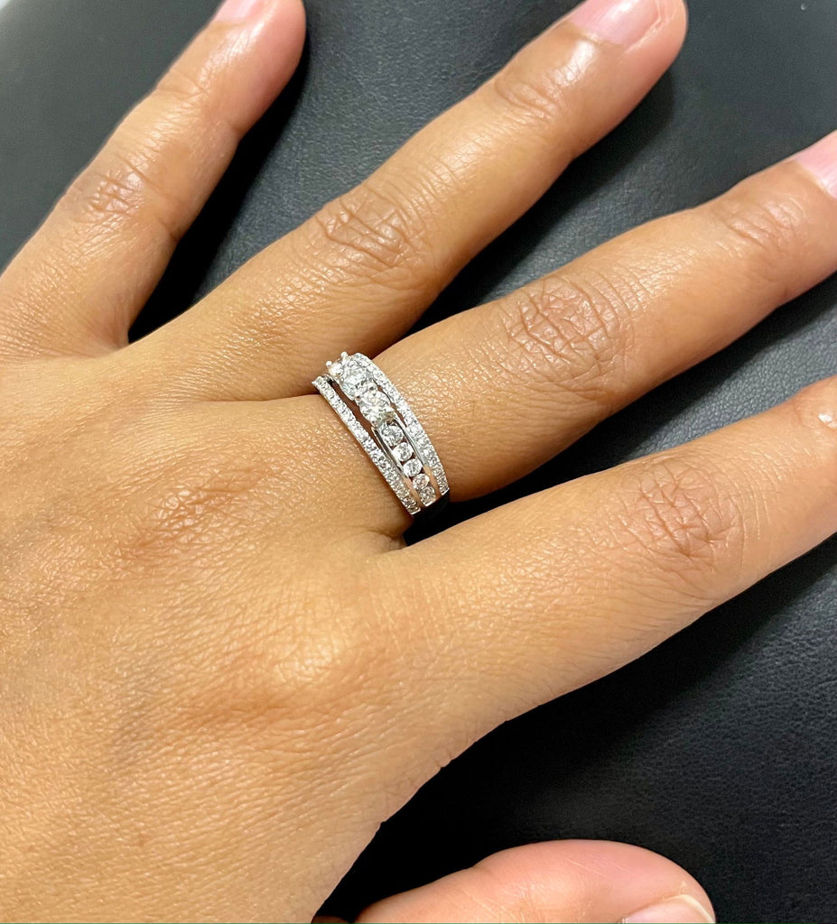 Diamond rings will complement outfits across all styles.