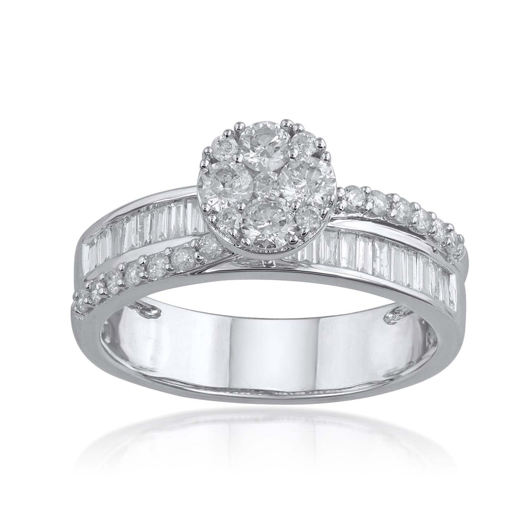 18K WG Engagement Diamond Ring-1pc - RB Diamond Jewellers