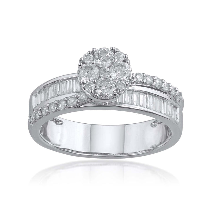 18K WG Engagement Diamond Ring-1pc - RB Diamond Jewellers