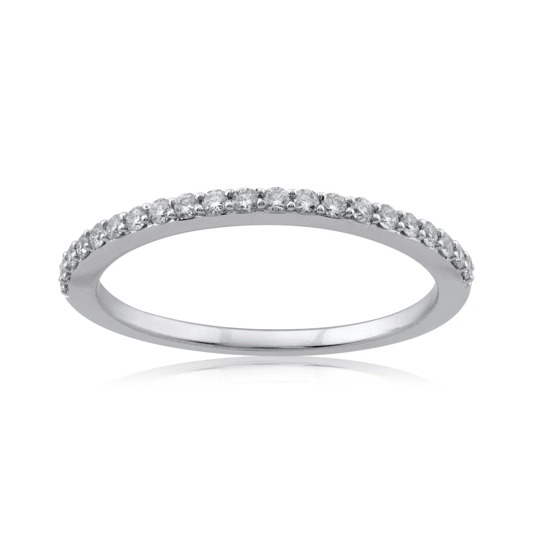 18K WG Women Diamond Band Ring-1pc - RB Diamond Jewellers