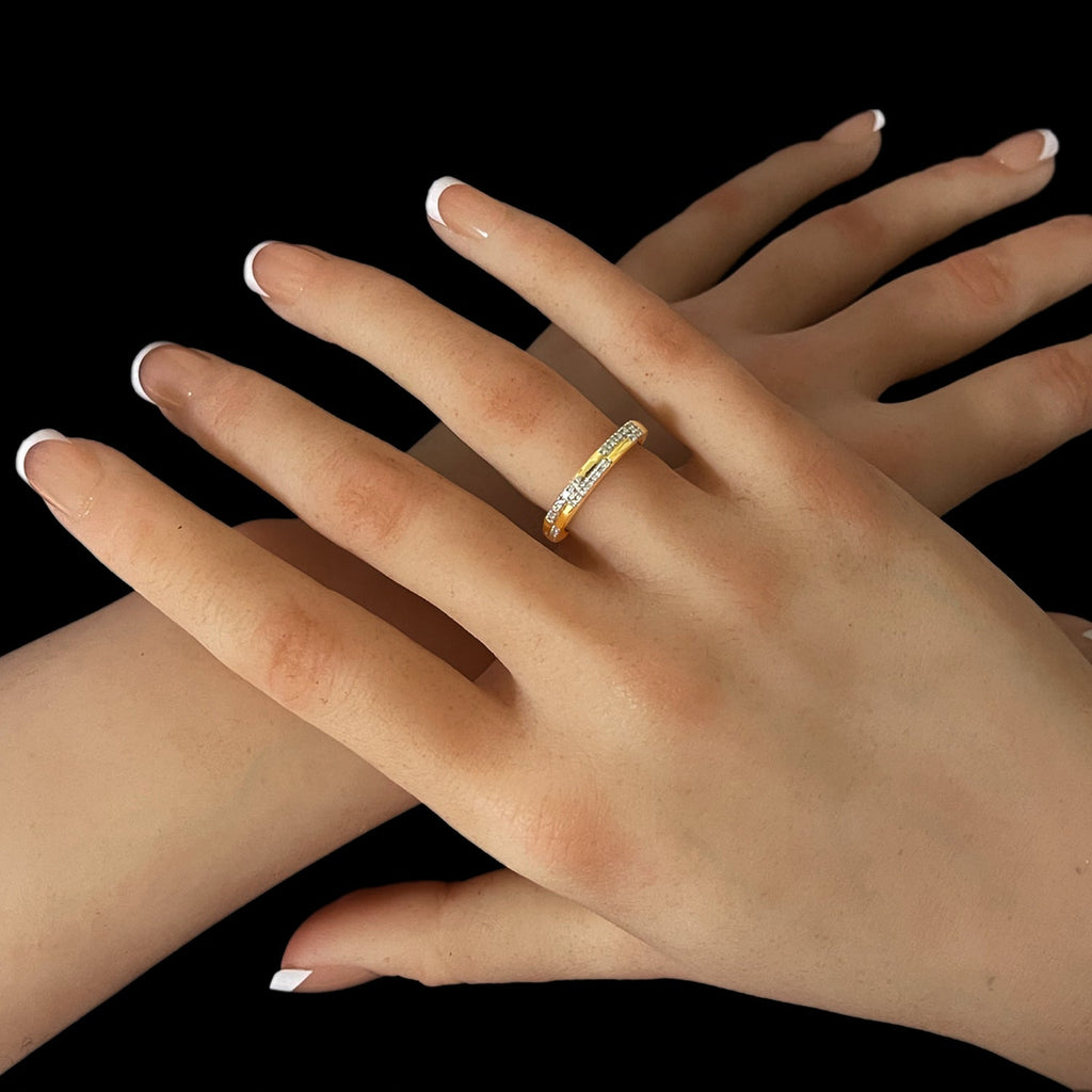 Diamond rings will complement outfits across all styles.