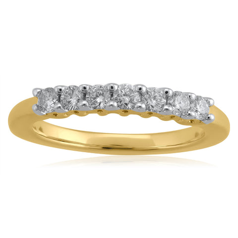 18K YG Band Diamond Ring-1pc - RB Diamond Jewellers