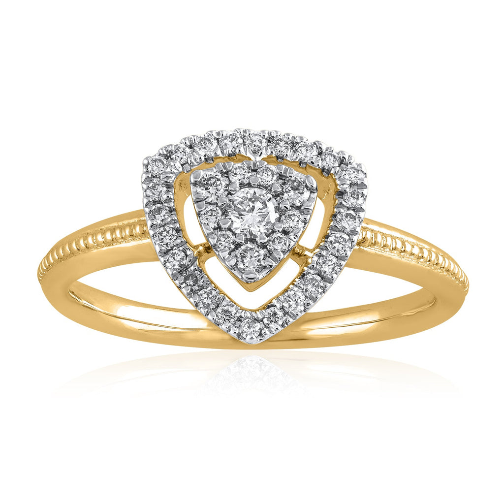 Diamond rings will complement outfits across all styles.