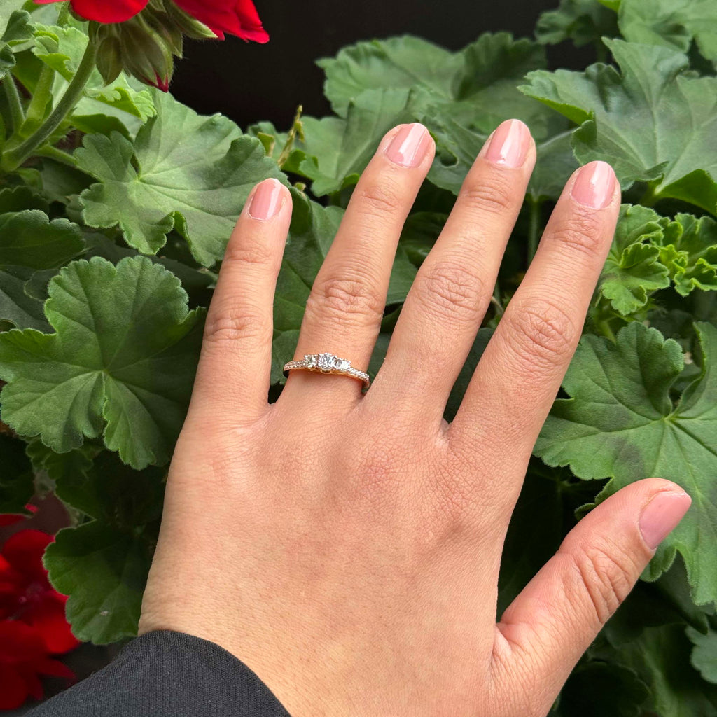 Diamond rings will complement outfits across all styles.