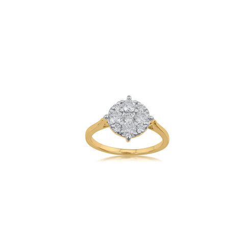 18K YG Diamond Ring-1pc - RB Diamond Jewellers