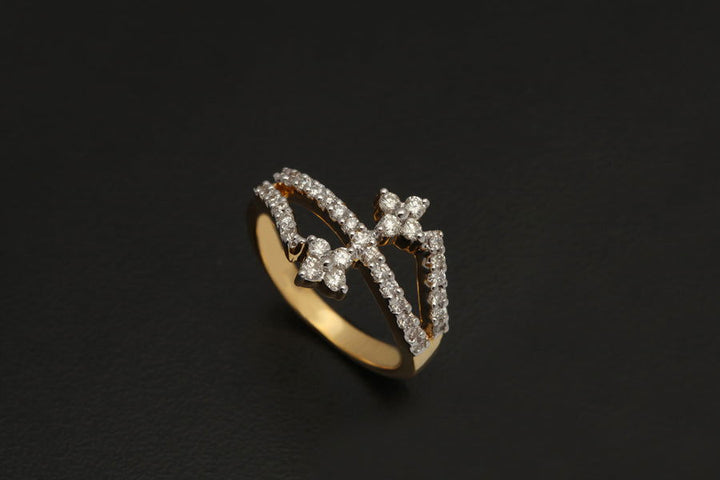 18K YG Diamond Ring - RB Diamond Jewellers