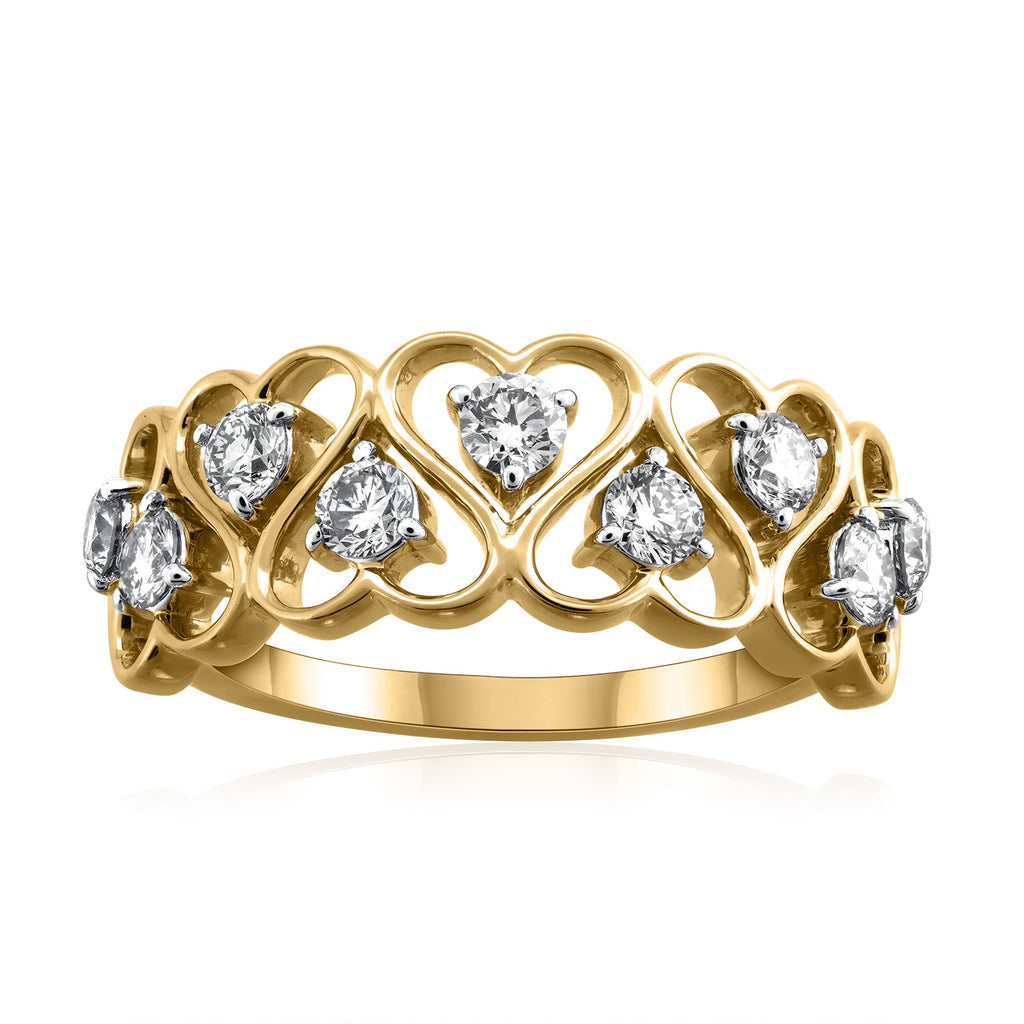 Diamond rings will complement outfits across all styles.