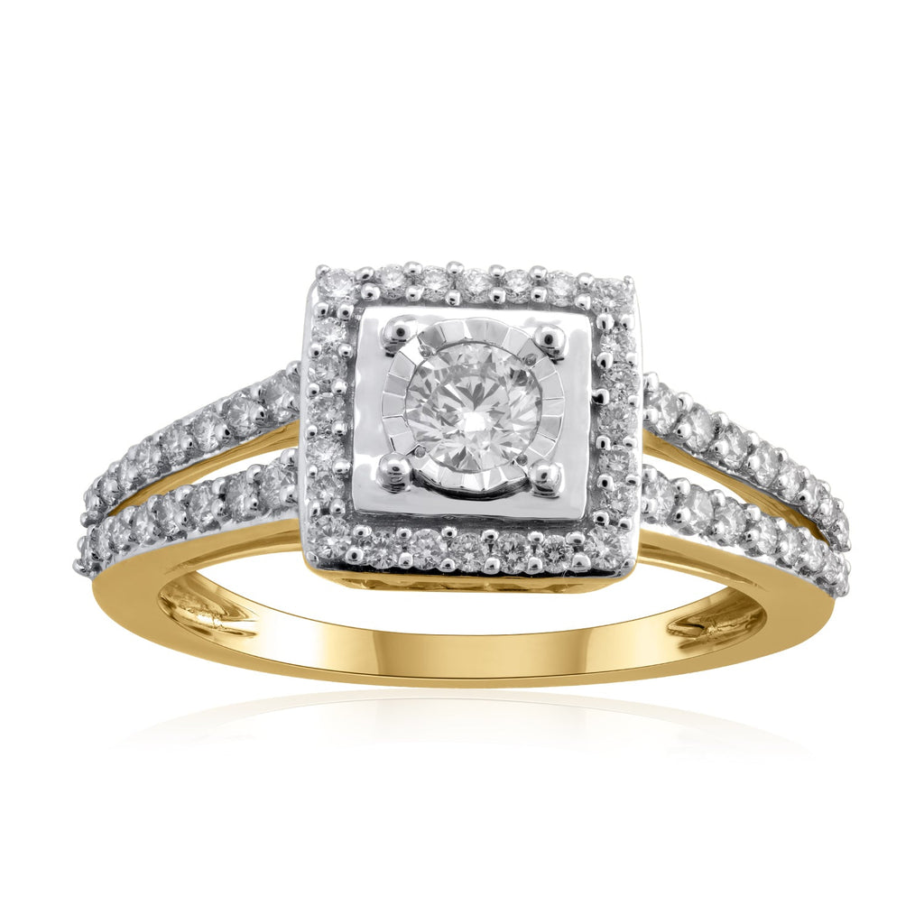 Diamond rings will complement outfits across all styles.