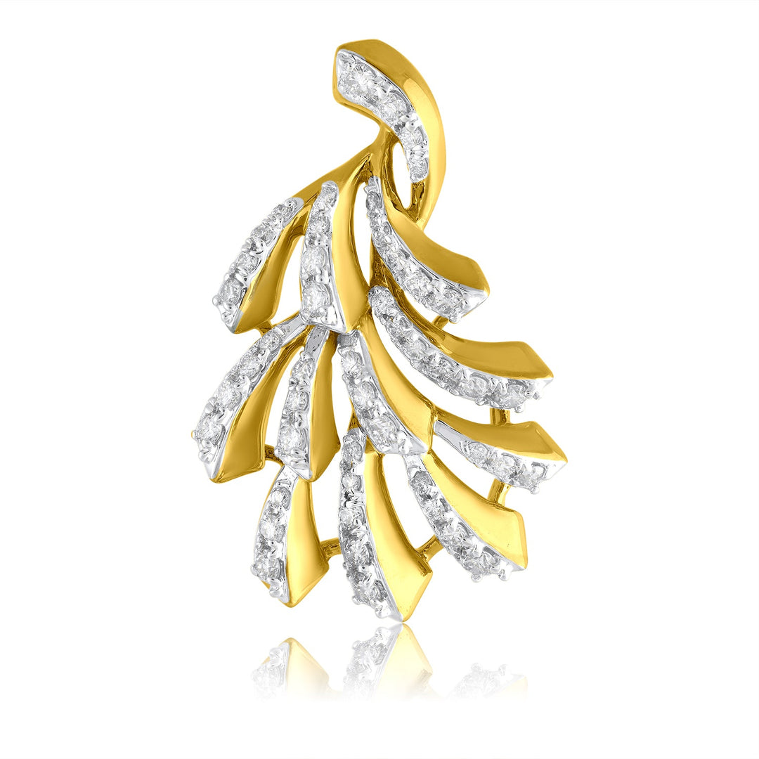 18K YG Fancy Diamond Pendant-1pc - RB Diamond Jewellers