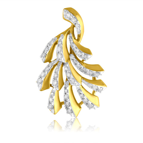 18K YG Fancy Diamond Pendant-1pc - RB Diamond Jewellers