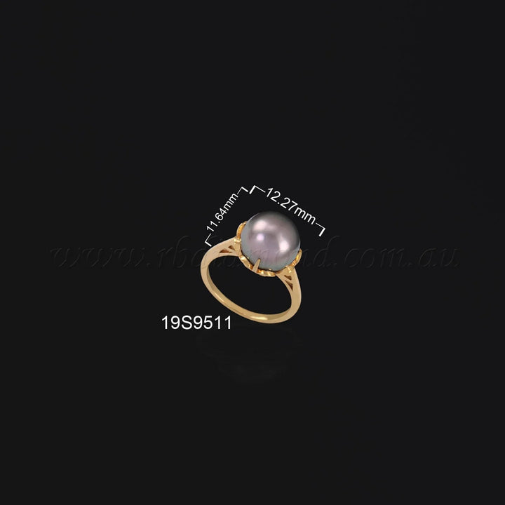 18K YG Pearl Ring - RB Diamond Jewellers