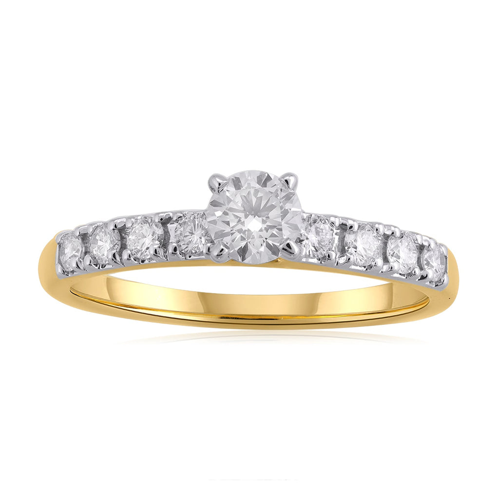 Diamond rings will complement outfits across all styles.