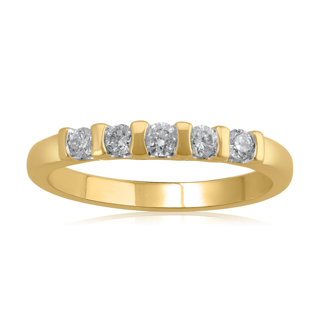 Diamond rings will complement outfits across all styles.