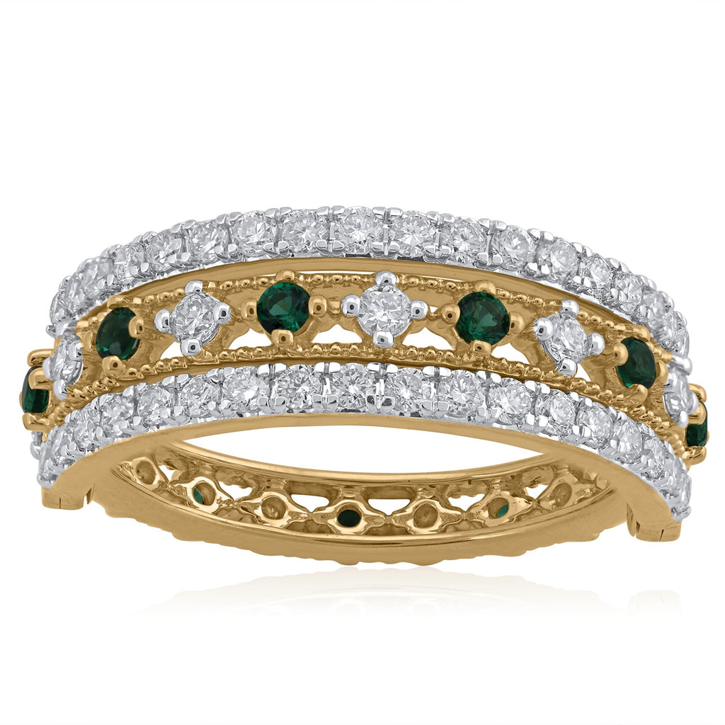 Diamond rings will complement outfits across all styles.