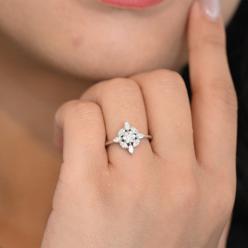 Diamond rings will complement outfits across all styles.