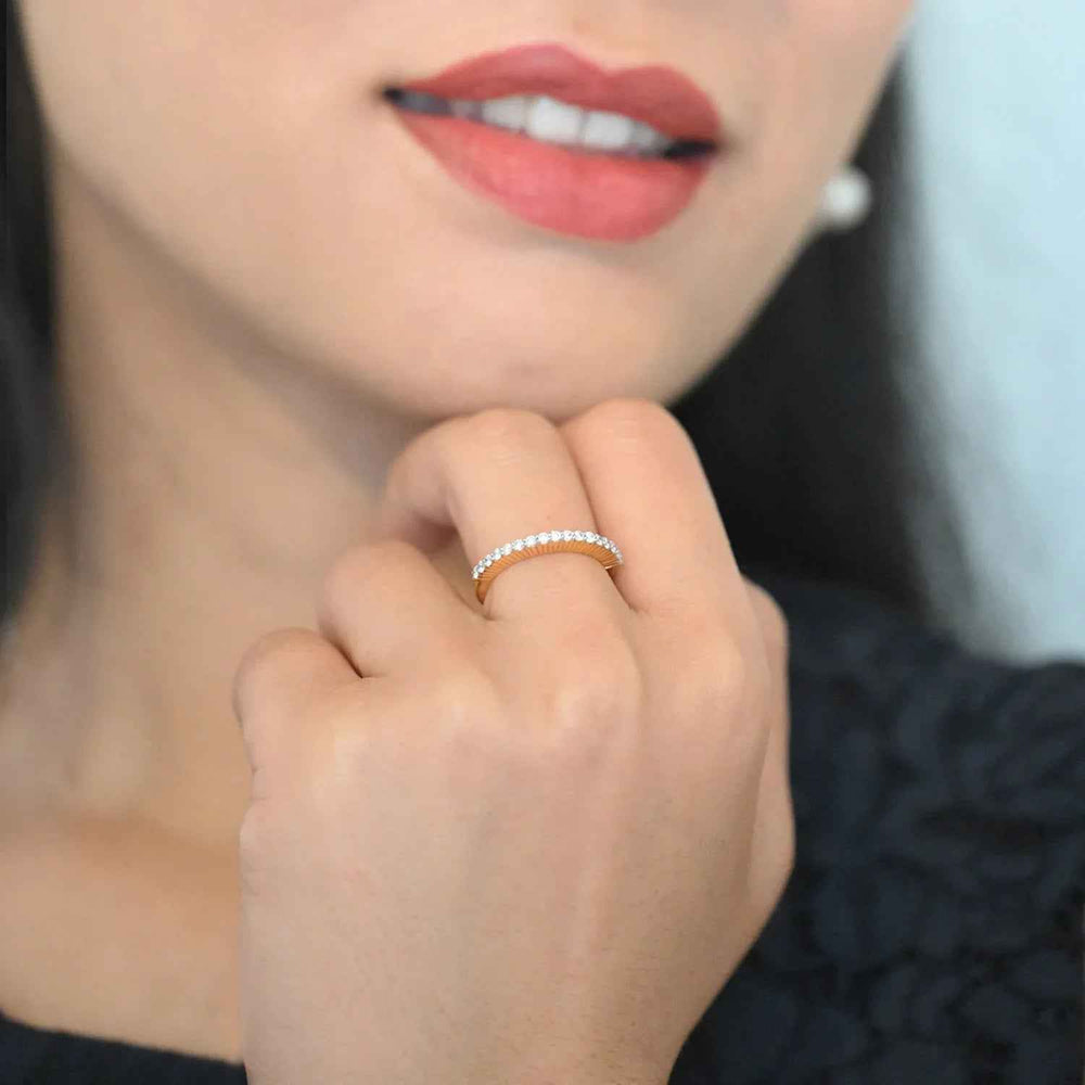 14K YG Diamond Band Ring-1pc