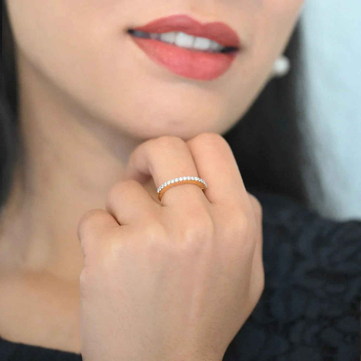 14K YG Diamond Band Ring-1pc