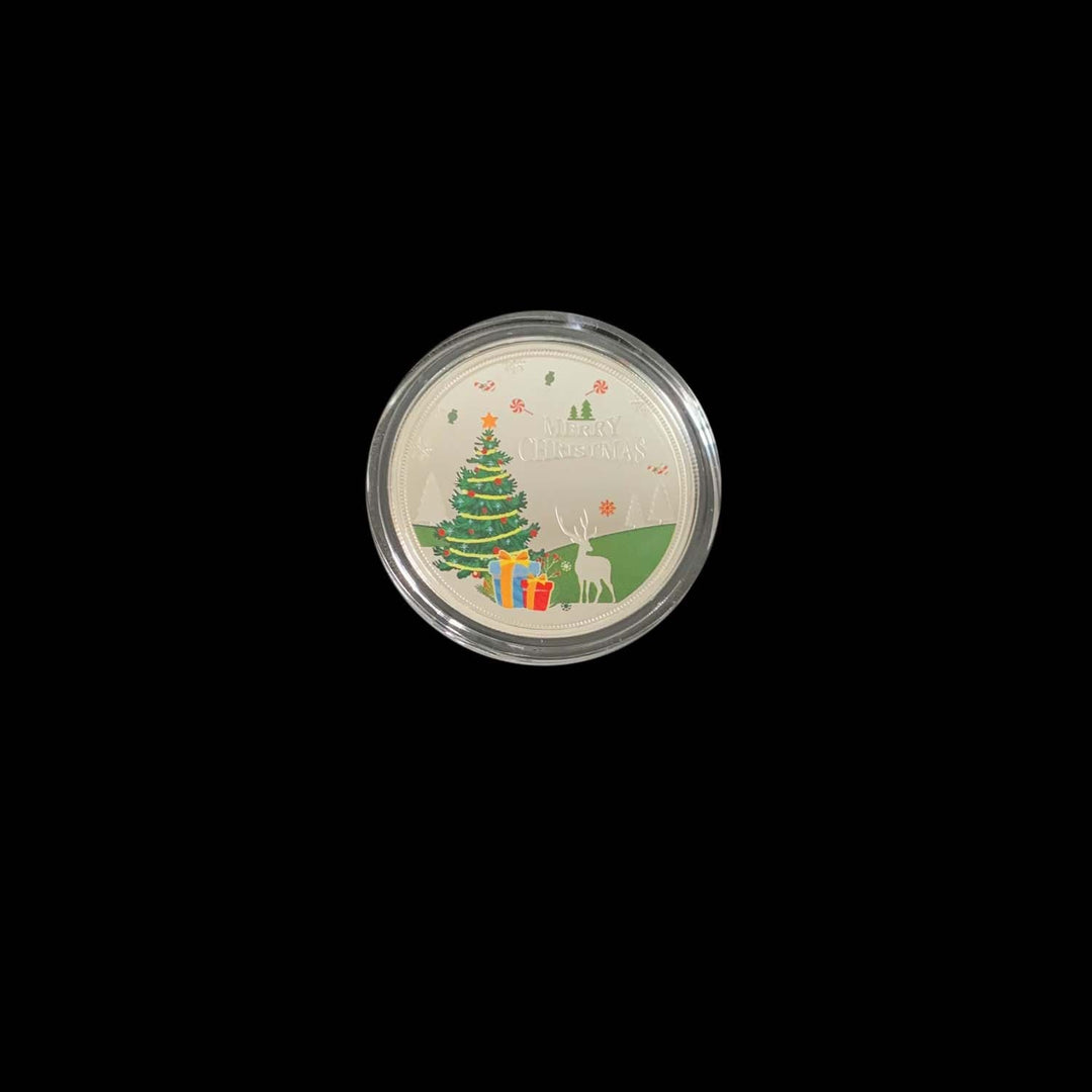 20g 999.9 Purity Silver Colour Christmas Silver Coin-1pc - RB Diamond Jewellers