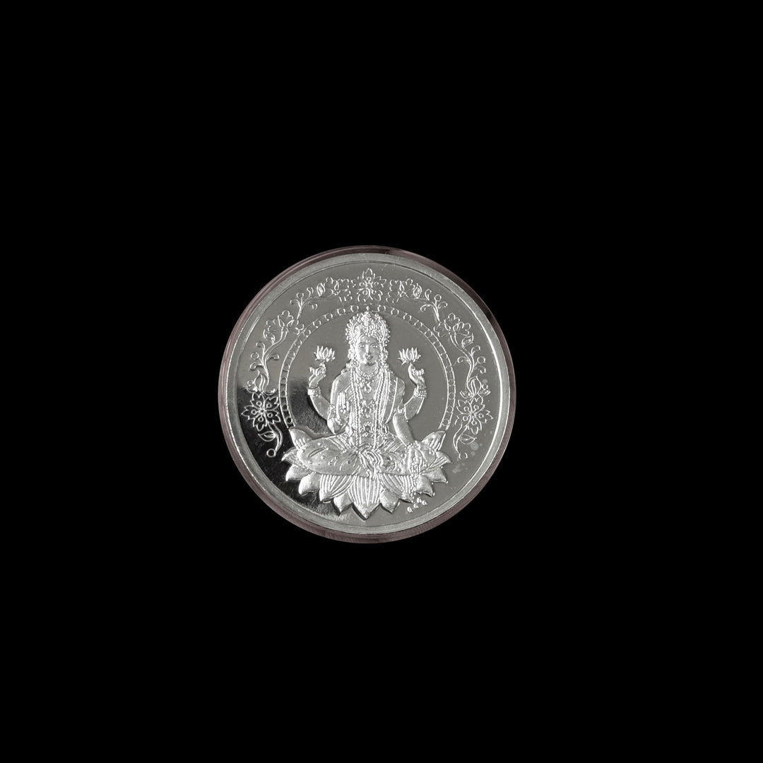 20g Silver Non Colour Laxmi Coin-1 pc - RB Diamond Jewellers
