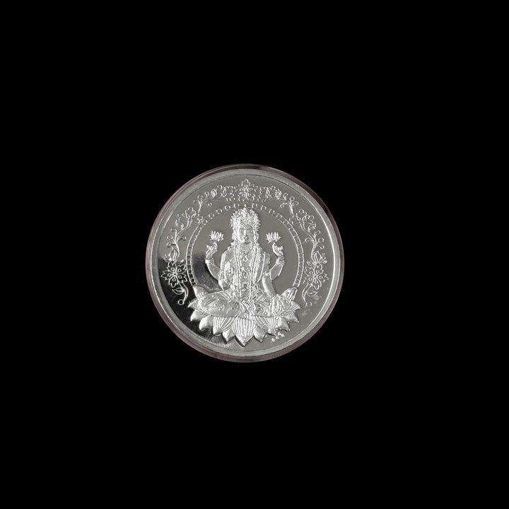 20g Silver Non Colour Laxmi Coin-1 pc - RB Diamond Jewellers
