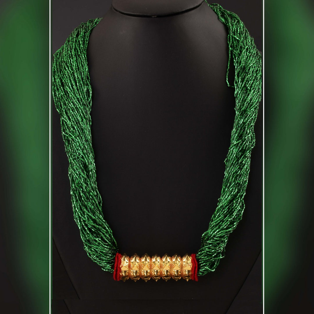 Explore the cultural richness of a Tilhari necklace at a Nepali jewellery shop in Sydney