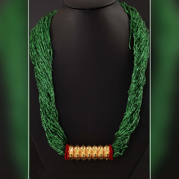 Explore the cultural richness of a Tilhari necklace at a Nepali jewellery shop in Sydney