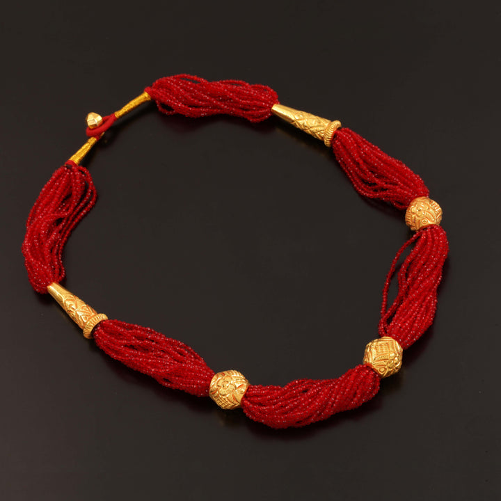 Traditional YG Women Red Crystal Cuttergedi-1pc