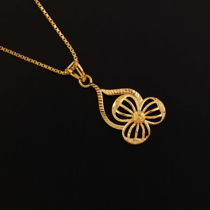 22K YG Fancy Pendant-1pc